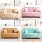 2020 best selling solid Elastic sofa cover  polyester fabric sofa cover anti slip sofa cover