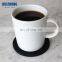 Christmas kitchen decoration Customized Shape Logo Printed felt cup coaster 8pcs one set