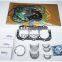 for S3E Piston Ring + Cylinder Gasket Main conrod Bearing Set
