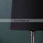 New arrival high quality bedside decoration metal reading lamps elegant black cotton table lamp