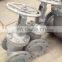 Rising stem lever cast steel gate valve,hydraulic flange type steel gate valves