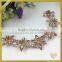 Decorative flower ab crystal wedding bridal trimmings rhinestone chain trim FC611