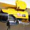 Cheap Steel Wire Rope Trolley Mini PA Electric Hoist With Remote Control