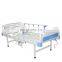 Flat hospital medical bed with palm mattress cold rolled head board strip model surface bed no guardrails no food tray no wheels