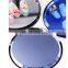 New Round Mirror Glass Nail Paints Color Palette Display Board