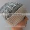 Wholesale printing women knitted hat