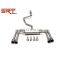 High quality exhaust pipe for Audi A3 1.4T 2.0T downpipe with catalytic cat back with valve control stainless steel material