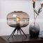 Nordic Simple Hand Blown Table Light Glass Transparent Bedroom Bedside Table Lamp
