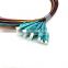 1.5Meter OM4 Multi Mode 50/125 OM4 Fiber Optic Pigtail  SC/UPC indoor distribution cable patch cord