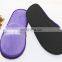 Personalized customized logo purple disposable hotel luxury spa slippers