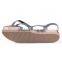 Fancy fashion shoes good quality women import flat buckle sandals 2016