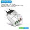 QC3.0 fast charging 4USB mobile phone charger 5.1A multi port USB charging