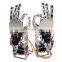 5DOF Humanoid Five Fingers Metal Manipulator Arm Left Hand+Right Hand with A0090 Servos for Robot DIY