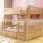 Wholesale Multifunctional Safety Children Furniture Set Wooden Bunk Bed for Kids with Desk and Wardrobe