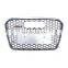 Black or Chrome silver grill for Audi A6 S6 RS6 C7 Honeycomb grill for Audi A6 S6 RS6 C7 grill for Audi A6 2012 2013 2014 2015