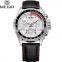 MEGIR 1010 Unusual quartz wrist watches for men fashion leather mens watches custom logo