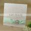 Luxury Elegant Ribbon and Brooch Decorated Flocked Wedding Invitation Cards                        
                                                Quality Choice