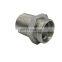 Factory Direct Thread Ferrule Types OEM ODM Copper Pipe Fitting Straight Fittings Bulkhead Connector