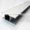High Quality with cheap price Aluminium Alloy 6063 clear 12UM Anodized profile hollow aluminium profile section