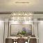 Snowflake Chandelier LED Lamp Personality Model Atmosphere Luxury Living Room Nordic Style Crystal LED Pendant Lights