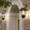 Solar Wall Lantern Outdoor Glass Solar Hanging Lantern Light Waterproof Solar Wall Sconce Light Fixture Wall Mount light