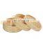 High quality Wholesale 2 Tier Bamboo Steamer Basket for Cooking Dim Sum Food Steamer Pot with Lid