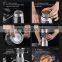 Heat Resistant Double-filtered Silver French Press Coffee moka espresso coffee pot maker Coffee Maker