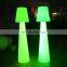 hotel led floor lamp / remote control wireless 16 colors changing cordless illuminated led floor lamp price hotel outdoor