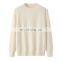 Wholesale 100% Cashmere Pullover for Women Long Sleeve Striped Knitted Sweater with O-Neck Casual Winter Style