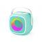 OEM Microphone Speaker Super Bass Stereo Sound Kids Children Home KTV Speakers 20w Portable Karaoke Dual Microphone Speaker