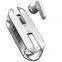 NEW TWS Mini In-Ear Earbuds Full Transparent Wireless BT 5.3 Headphones Music Earphones Digital Display Headset