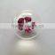 New design quartz crystal ball spheres with real flowers embedded for promotional gift