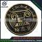 High Quality Antique Copper Finish Etched Metal Brand Pin Badge