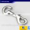 Nickel Plated Malleable Open Snap Hook