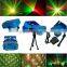 Home Party DJ Disco Laser Star Projector with Red and Green color in Star Patterns