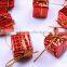 12PCS per Pack Gift Box Merry Christmas Tree Ornaments 3cm color laser small gift bags