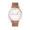 White Dial Color Strap Changing Watches Rose Gold Band Watch