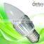 Energy Saving 3W SMD LED Candle Bulb E14 e12 e27 led candle light lamp for indoor lighting