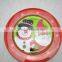 most attraction Christmas themed 14" dinner melamine plastic plates