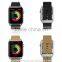Original USAMS 38MM Genuine Leather Stainless Steel Wrist Strap Watch Band For Apple Watch MT-3498