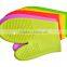 Oven Mitts Gloves, Heat Resistant Hot Sale Colorful Silicone Gloves BBQ Grilling Gloves for Cooking Baking Barbecue Potholder