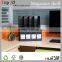 Hot sale office stationery desktop magazines rack with 4 compartments