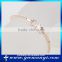 2016 gold plated custom copper zircon bangle jewelry design for girls A0118