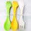 cheap & high quality plastic fork spoon knife in one