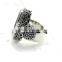 925 Sterling Silver handmade labradorite gemstone ring