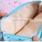 cheap promotional canvas floral cosmetic bag for women