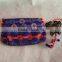 2015 New Style Canvas Small Clutch With Allover Printing + Butterfly Hanging
