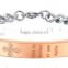 I was born to love you stainless steel bracelet