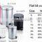foot pedal garbage bin, metal dustbin 8L