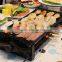 Smokeless electric heating barbecue stove, Korean barbecue pot, skewers stove, household barbecue machine, oven BBQ
